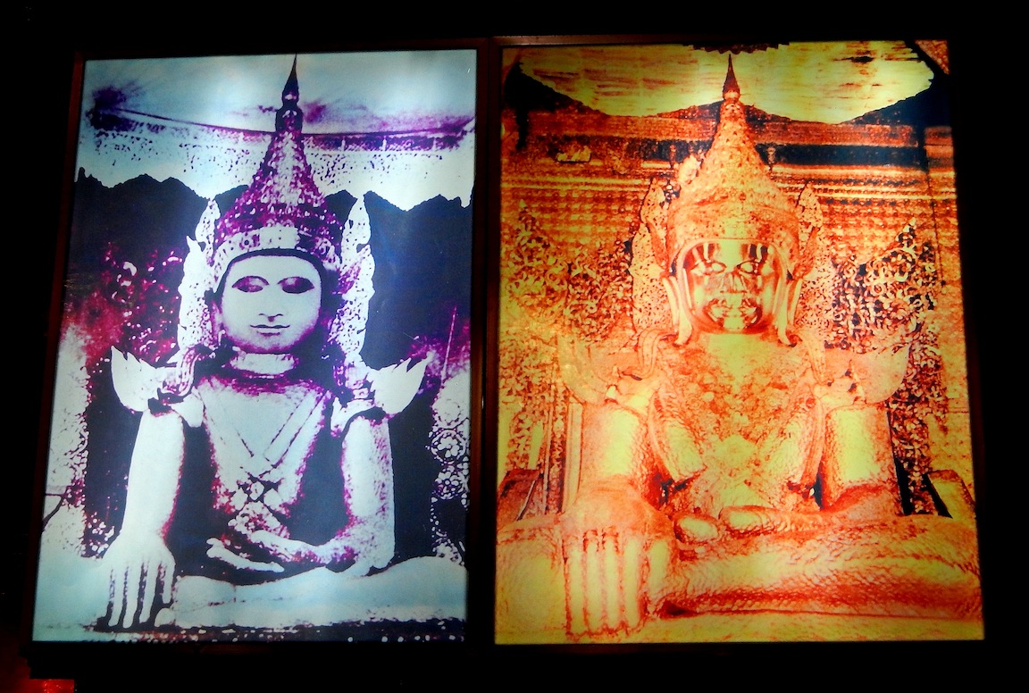 07 Mandalay 021 Mahamuni 10 El Buda en 1901 y 1935