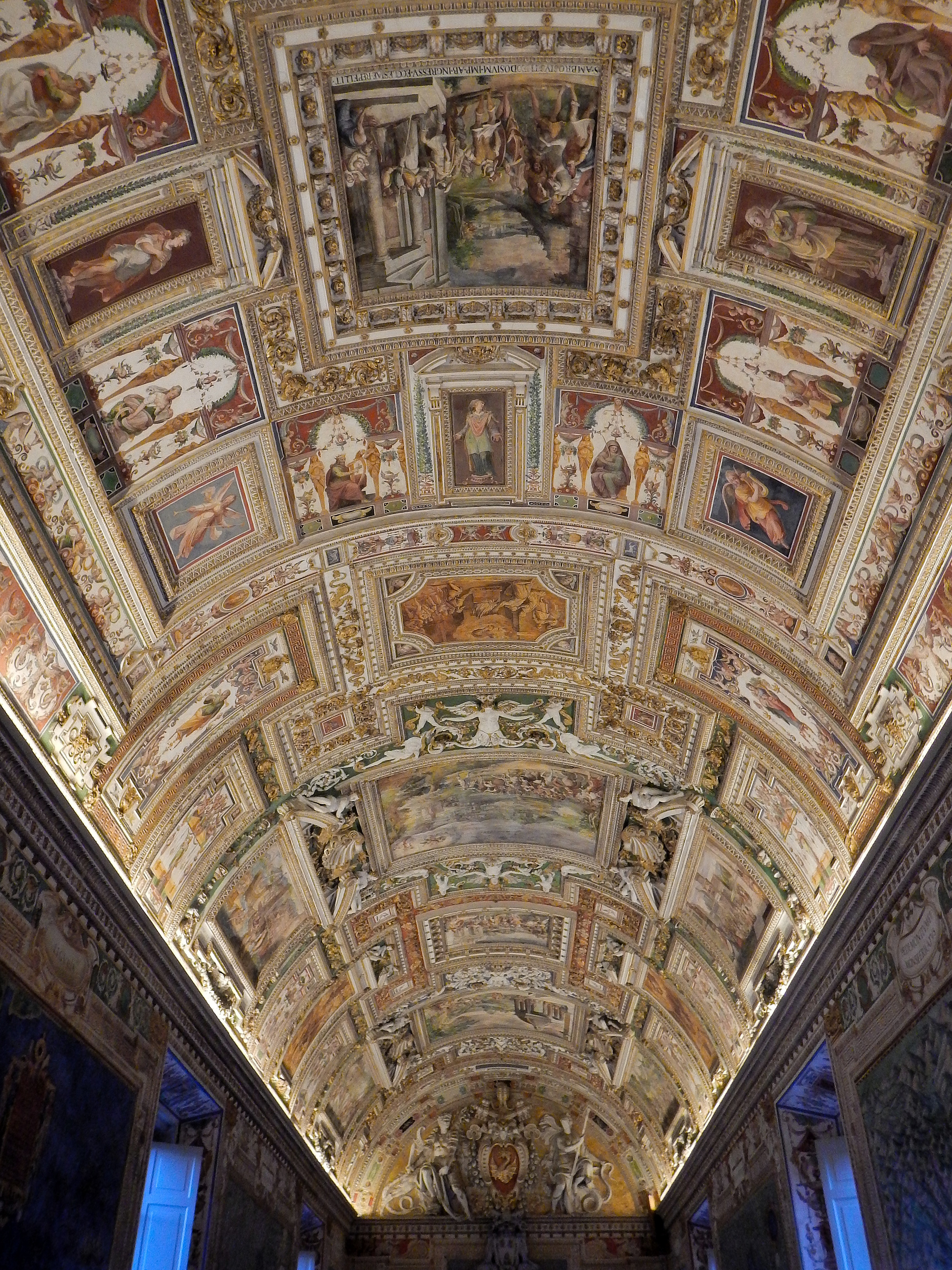 Vaticano 023 Techo de la Galleria delle Carte Geografiche