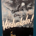 Poster para que los alemanas apagasen la luz por la noche