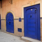 Puertas azules
